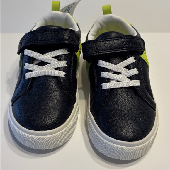 Carter's Amal Navy and Green Sneakers - Picture 4 of 14